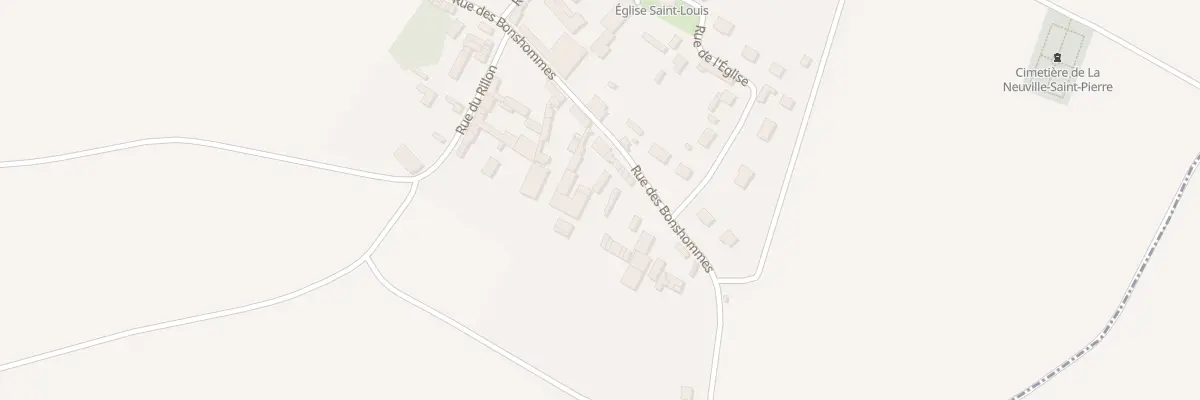 Plan du 11 Rue des Bonshommes à La Neuville-Saint-Pierre