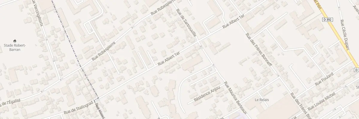 Plan du 55 Rue Albert 1er à Bezons