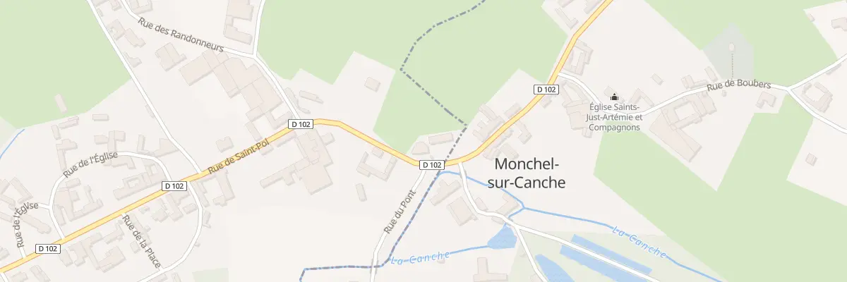 Plan du 27 Rue de Saint Pol à Conchy-sur-Canche