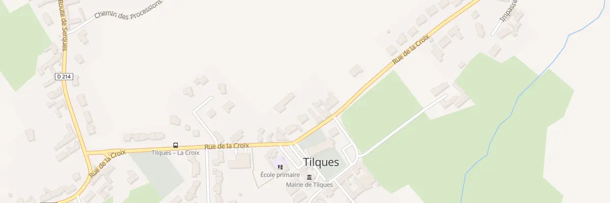 Plan du 76 Rue de la Croix à Tilques