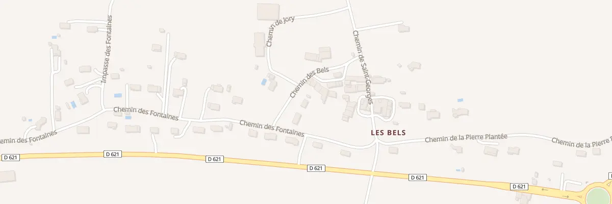 Plan du 4 Che des Bels à Viviers-lès-Montagnes