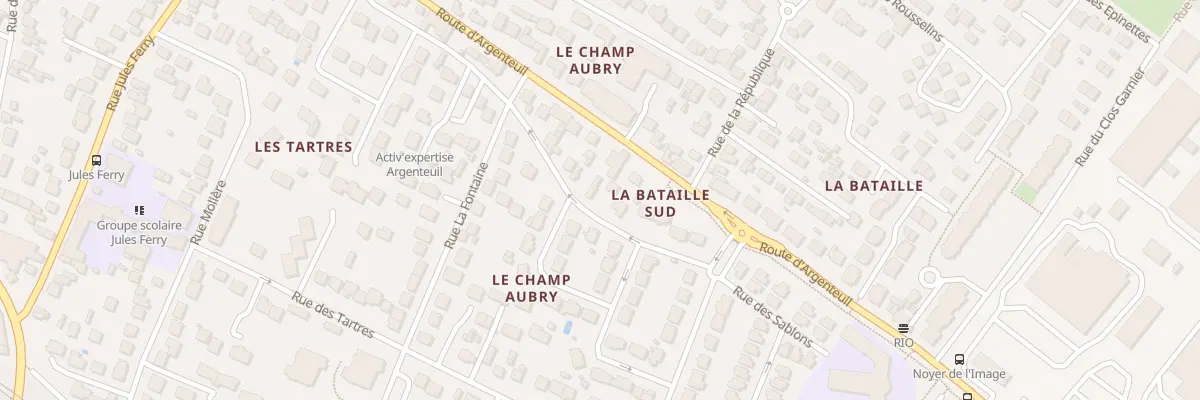 Plan du 29 Che Vx che de la Bataille à Cormeilles-en-Parisis