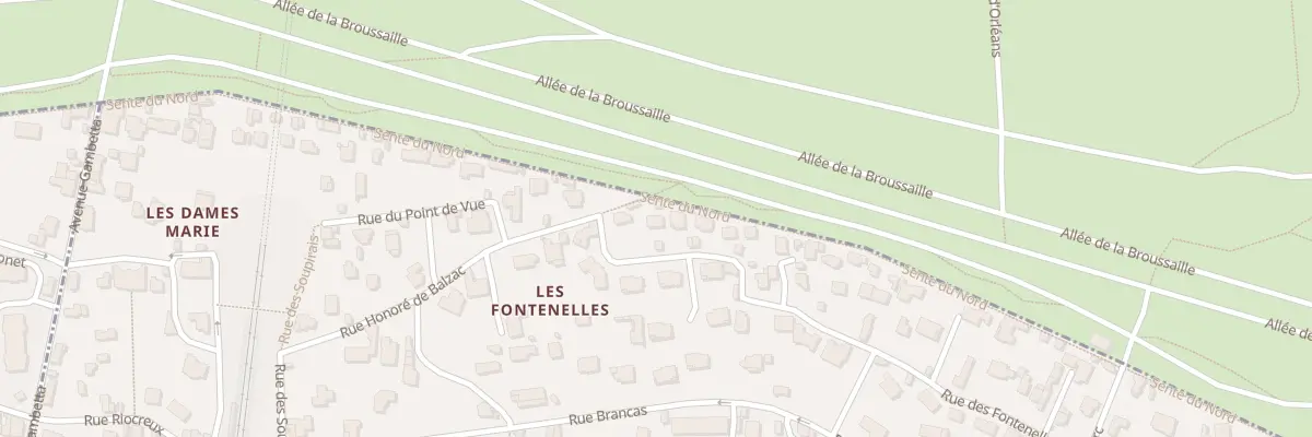 Plan du 46 Rue des Fontenelles à Sèvres