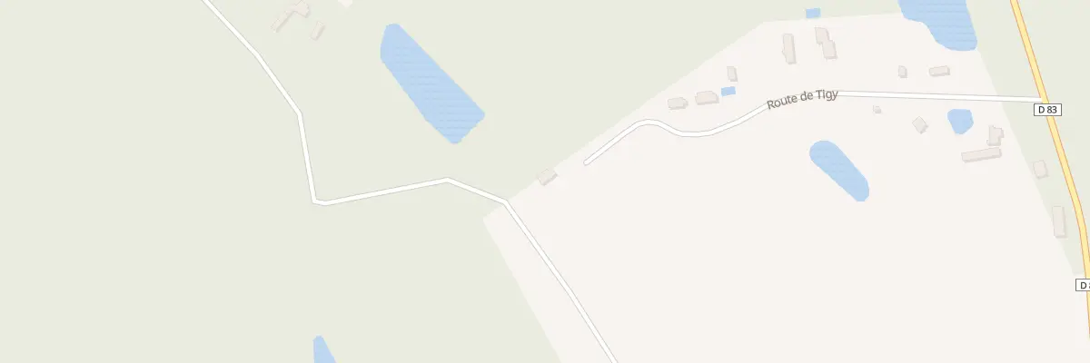 Plan du 2184 Rte de Tigy à Vannes-sur-Cosson