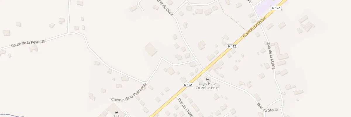 Plan du 2 Rte de la Peyrade à Saint-Étienne-de-Maurs