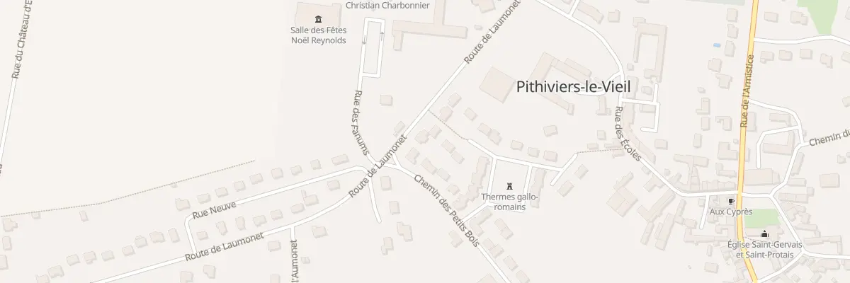 Plan du 13 Rue de l’Aumonet à Pithiviers-le-Vieil