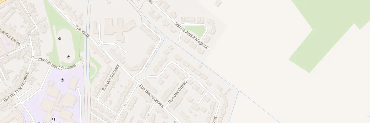 Plan du 38 Rue des Platanes à Bourbourg