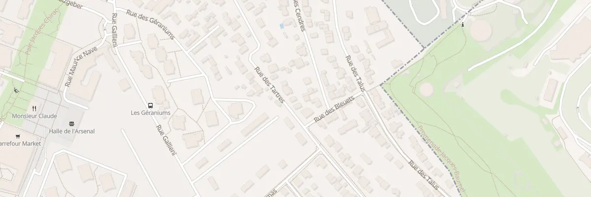 Plan du 41 Rue des Tartres à Rueil-Malmaison