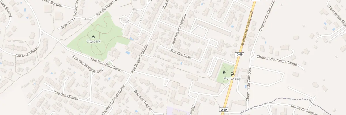 Plan du 11 Rue des Lilas à Saint-Juéry