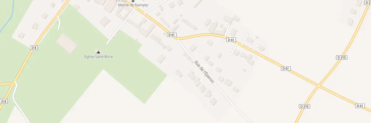 Plan du 6 Rue de l’Eperon à Nampty
