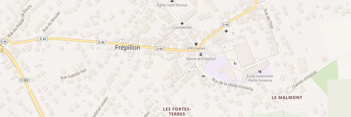 Plan du 13 Rue de la République à Frépillon