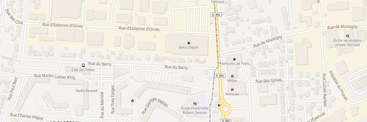 Plan du 8 Rue du Berry à Sartrouville
