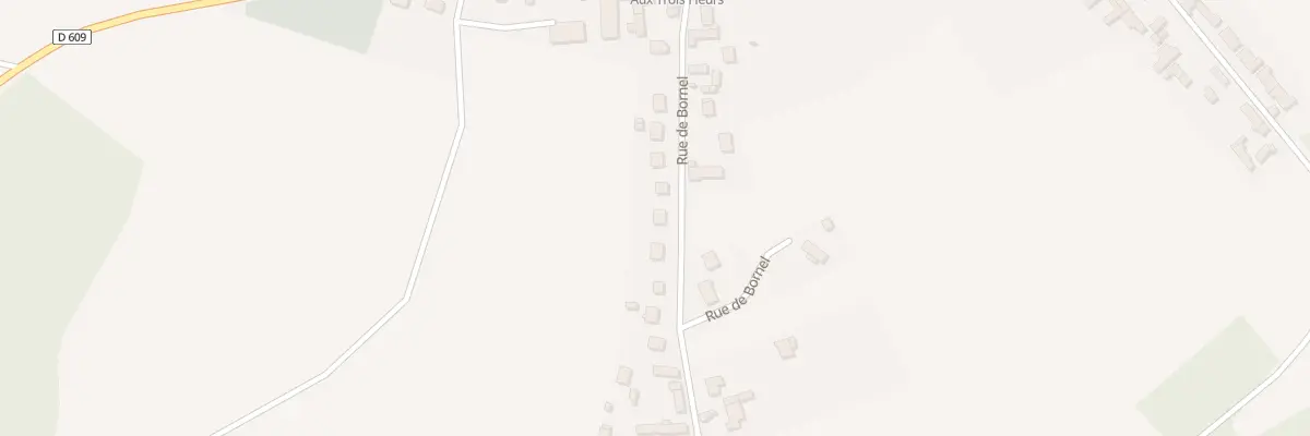 Plan du 12 Rue de Bornel Anserville à Bornel
