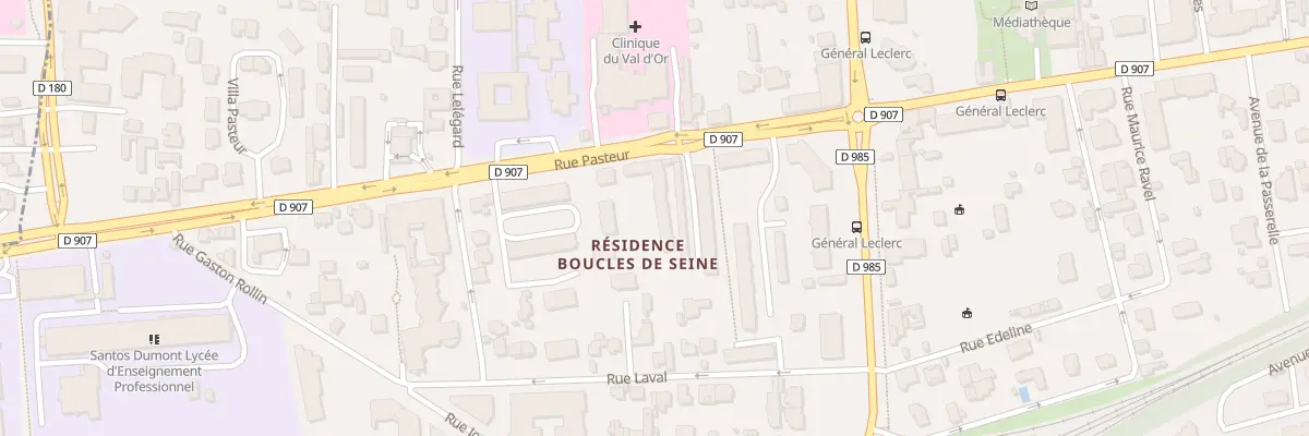 Plan du 5 Rue Pasteur à Saint-Cloud