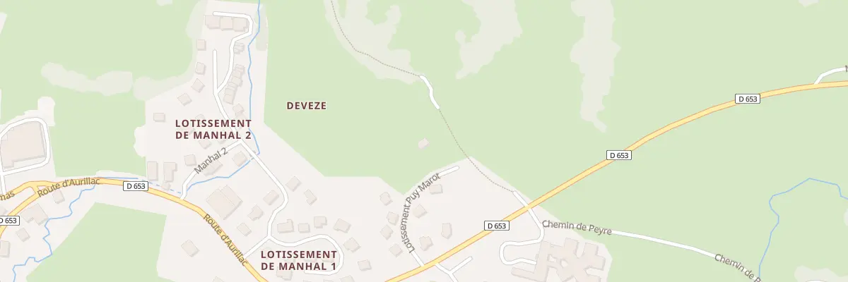 Plan du 6 Lot Le Puy Marot à Laroquebrou