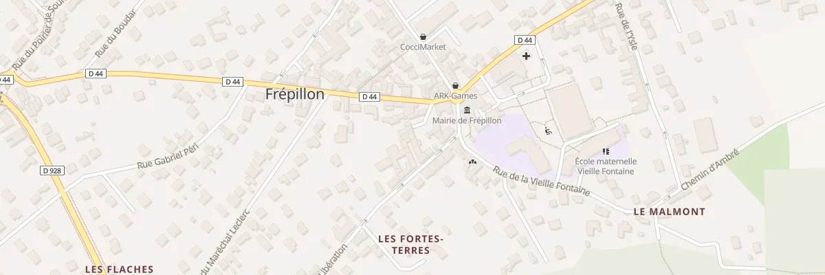 Plan du 7 Rue de la République à Frépillon
