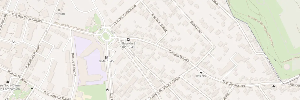 Plan du 24 Rue des Rosiers à Rueil-Malmaison
