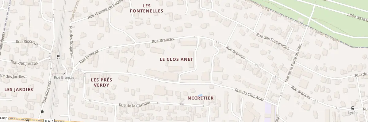 Plan du 103 Rue Brancas à Sèvres