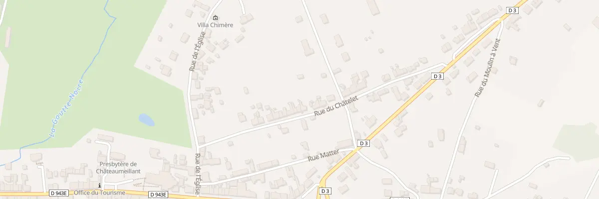 Plan du 19 Rue du Chatelet à Châteaumeillant