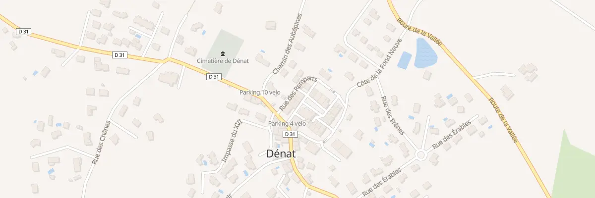 Plan du 3 Pl de l’Église à Dénat