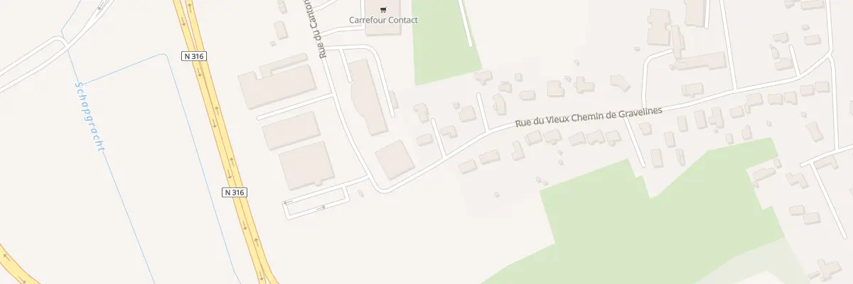 Plan du 544 Rue Vieux Chem de Gravelines à Loon-Plage