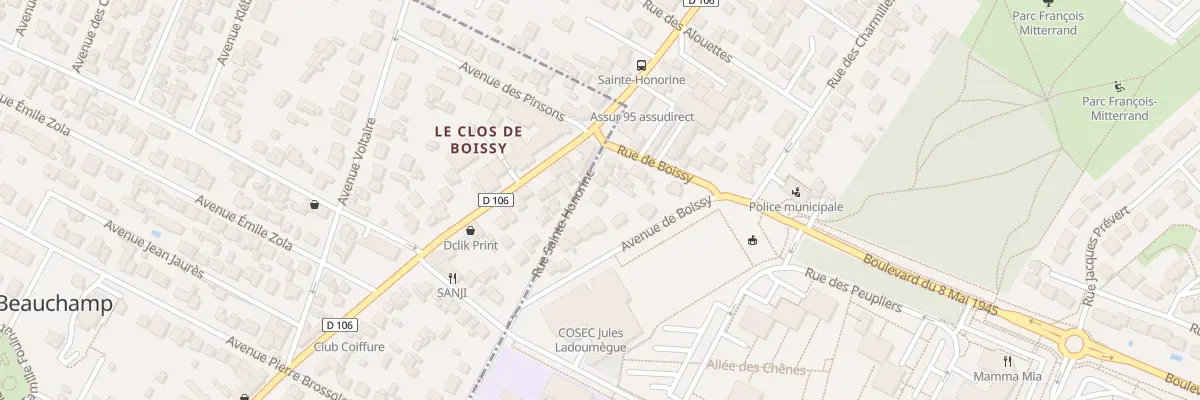 Plan du 62 Rue Sainte Honorine à Taverny