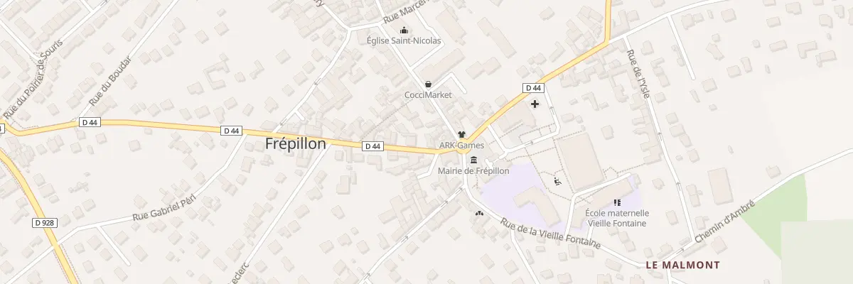 Plan du 8 Rue de la République à Frépillon