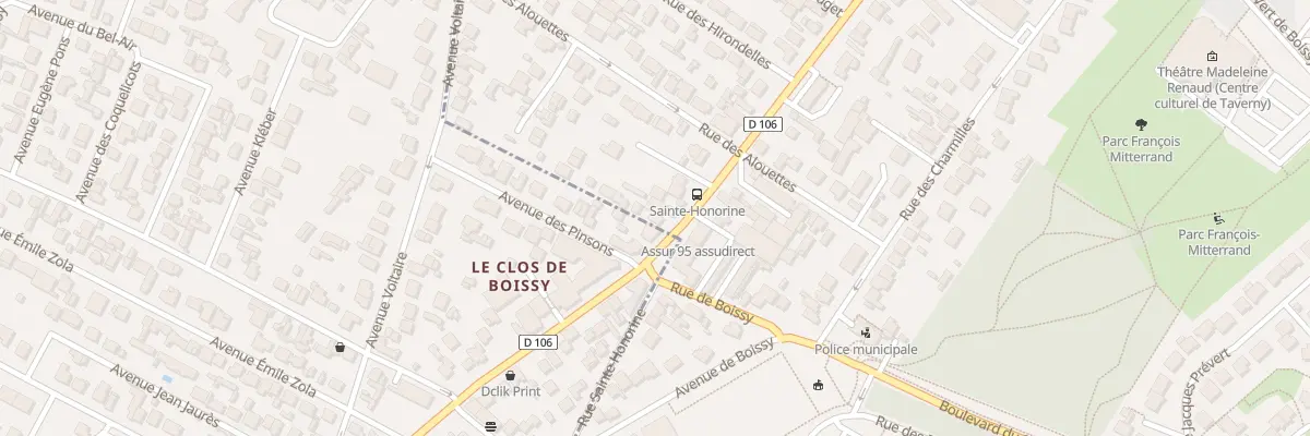Plan du 234 Rue d’Herblay à Taverny