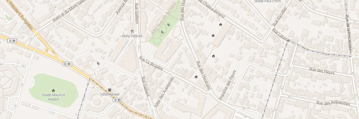 Plan du 21 Rue La Bruyère à Rueil-Malmaison