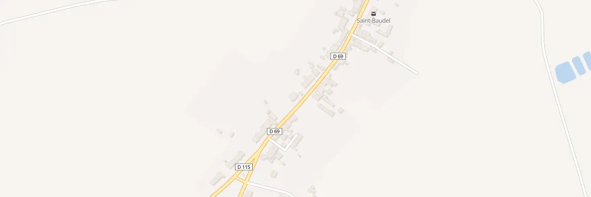 Plan du 117 Le Bourg à Saint-Baudel