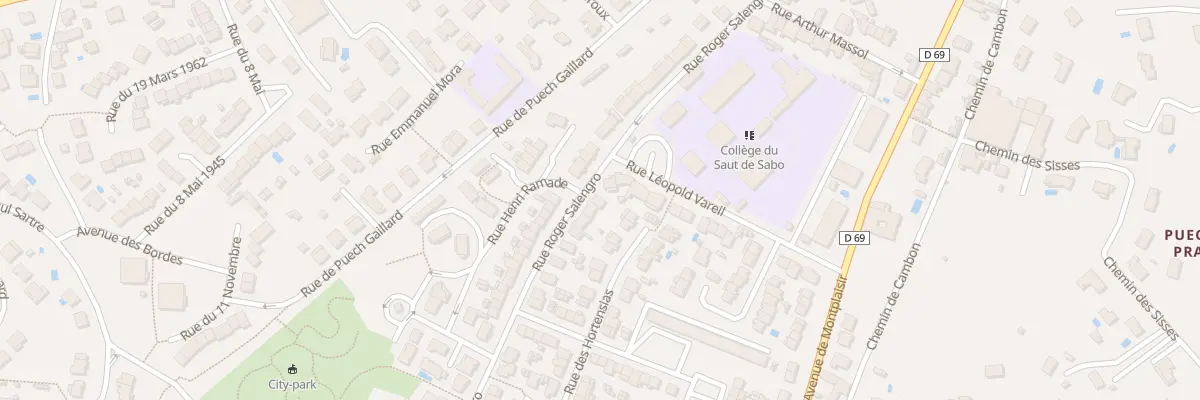 Plan du 17 Rue Roger Salengro à Saint-Juéry