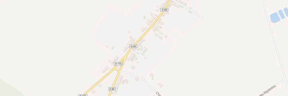 Plan du 256 La Grande Croix à Saint-Baudel