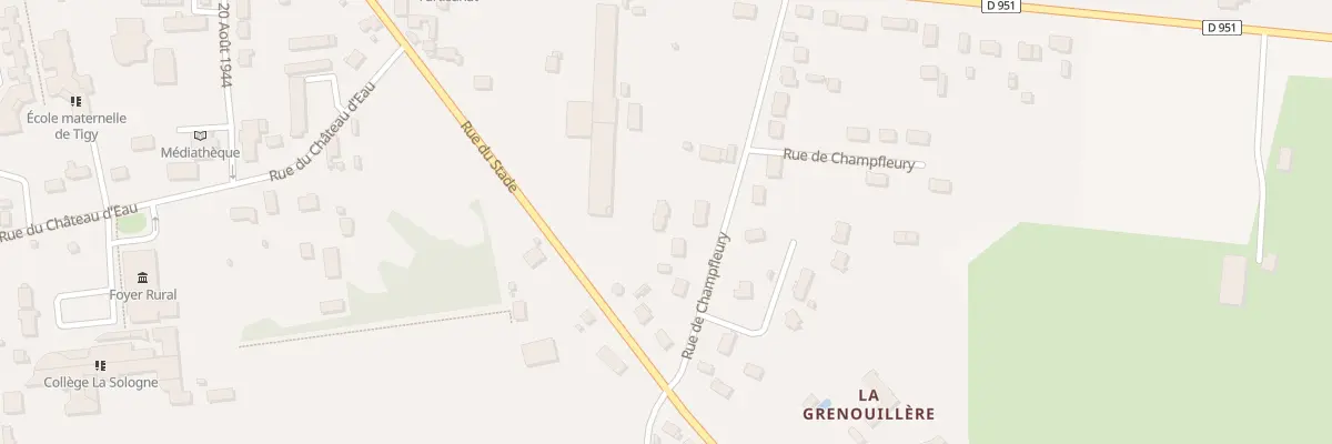 Plan du 18 Rue de Champfleury à Tigy