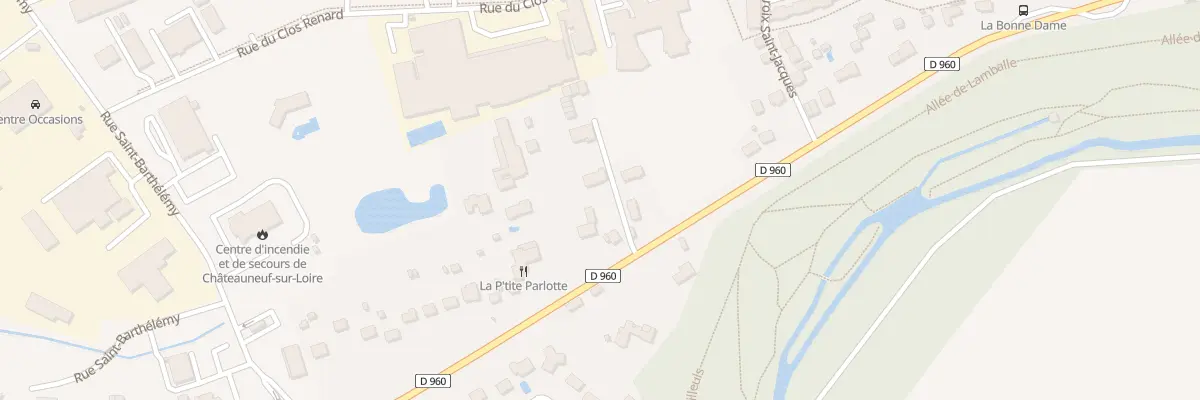 Plan du 42B Rte d’Orléans à Châteauneuf-sur-Loire