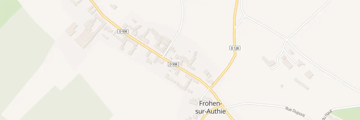 Plan du 101 Rte d’Auxi Le Chateau à Frohen-sur-Authie