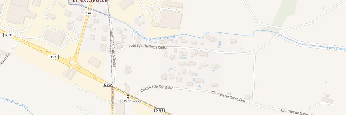 Plan du 16 Pas de PECH REDON à Cunac