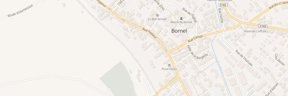 Plan du 44B Rue Pasteur à Bornel