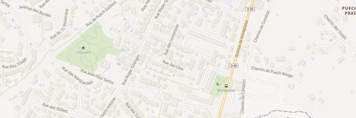 Plan du 8 Rue des Lilas à Saint-Juéry