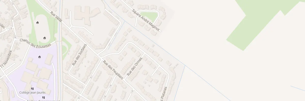 Plan du 32 Rue des Platanes à Bourbourg