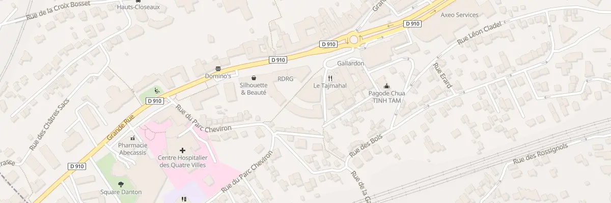 Plan du 6 Rue de la Garenne à Sèvres