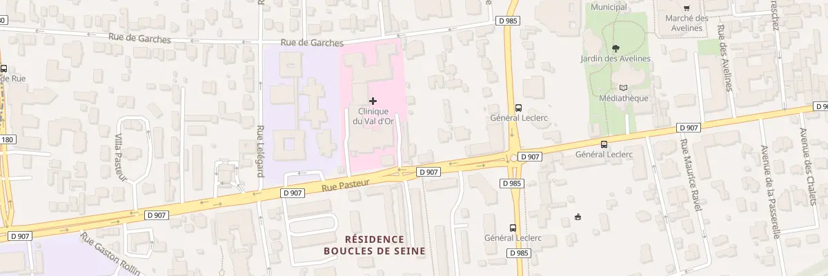 Plan du 12 Rue Pasteur à Saint-Cloud