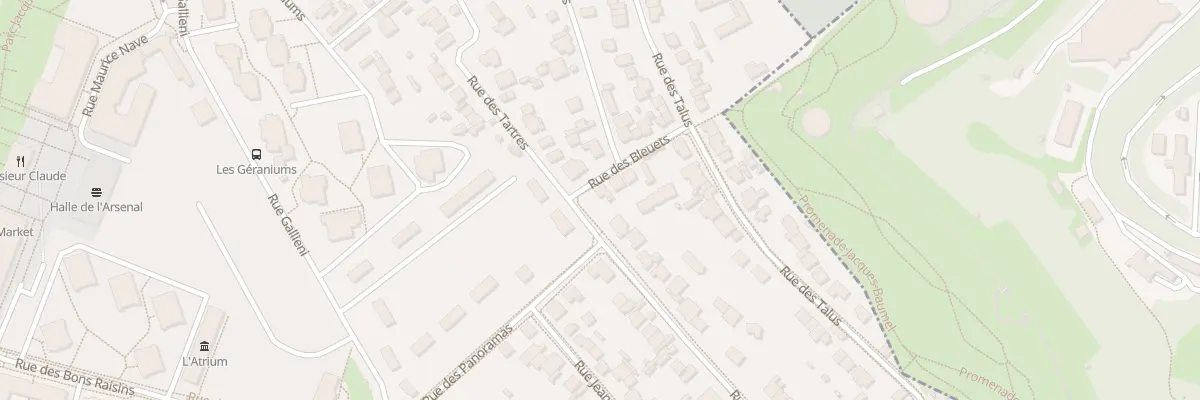 Plan du 2 Rue des Bleuets à Rueil-Malmaison