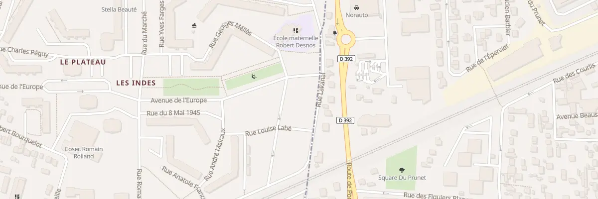 Plan du 19 Rue Andre Malraux à Sartrouville