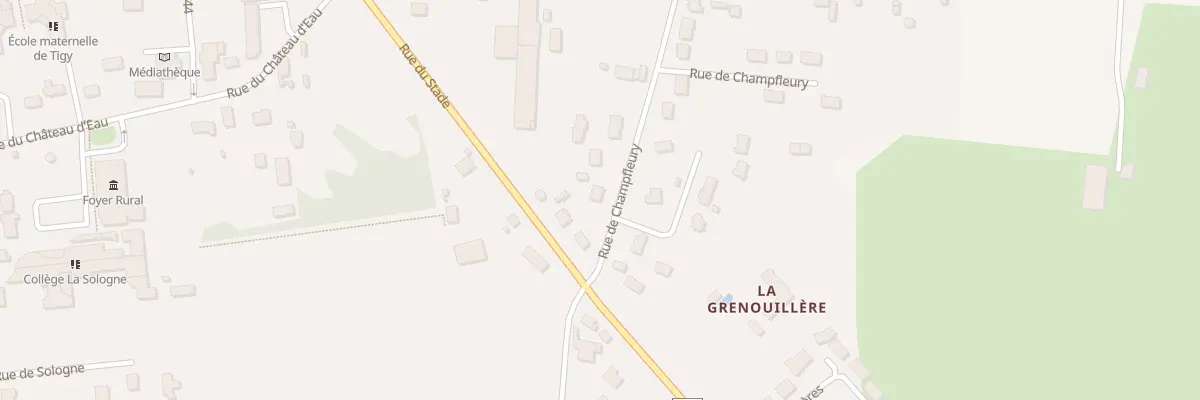 Plan du 22 Rue de Champfleury à Tigy