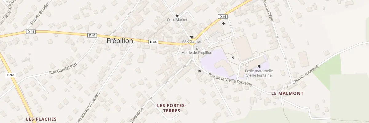 Plan du 2 Rue de la Liberation à Frépillon