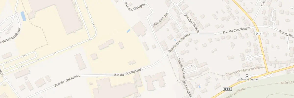 Plan du 3 Rue du Gris-meunier à Châteauneuf-sur-Loire