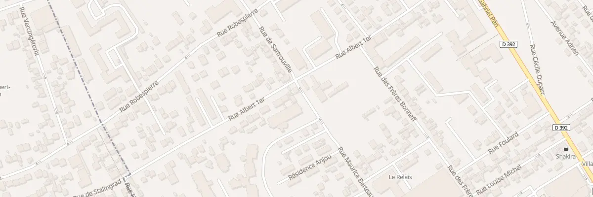 Plan du 237 Rue Maurice Berteaux à Bezons