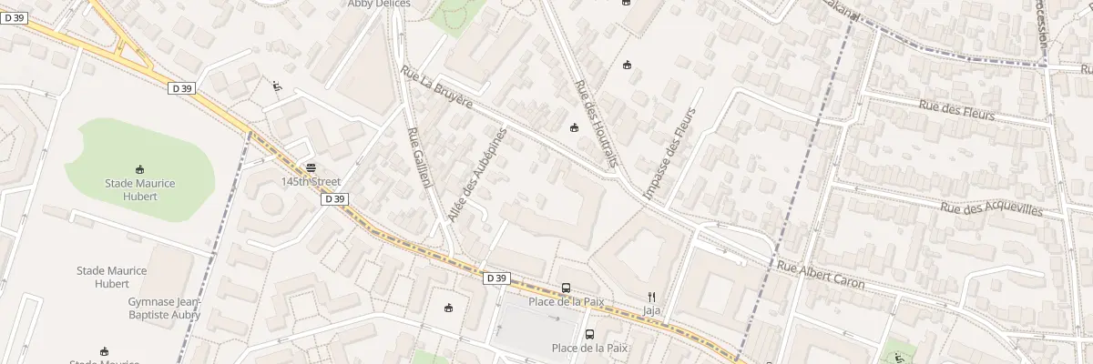 Plan du 38 Rue La Bruyère à Rueil-Malmaison