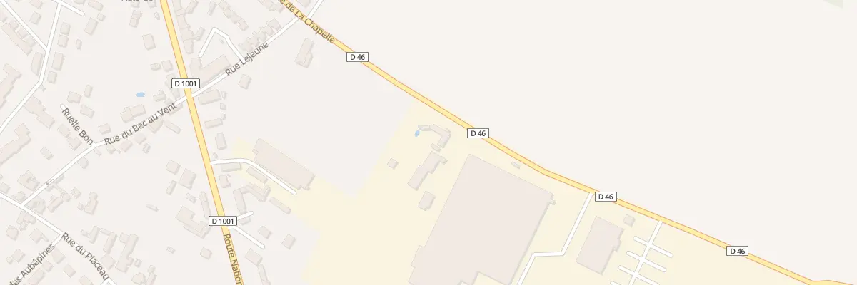 Plan du 16B Rue de la Chapelle à Sainte-Geneviève