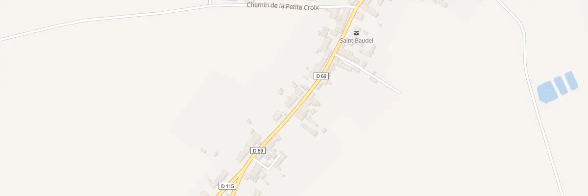 Plan du 119 Le Bourg à Saint-Baudel